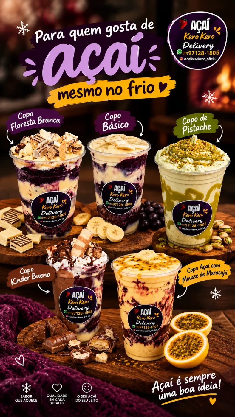 Açaiteria e sorveteria AÇAI KERO KERO