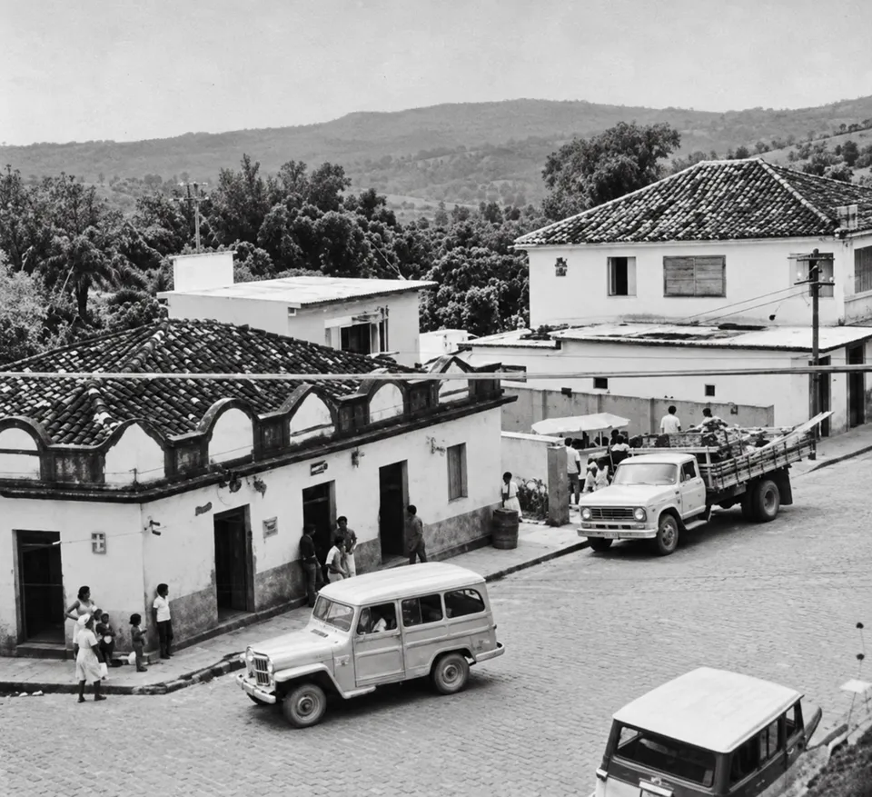 Fotografia histórica: Rua de Baixo